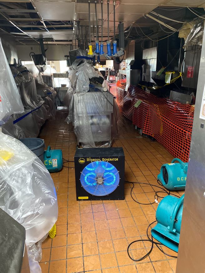 Commercial fire and smoke damage