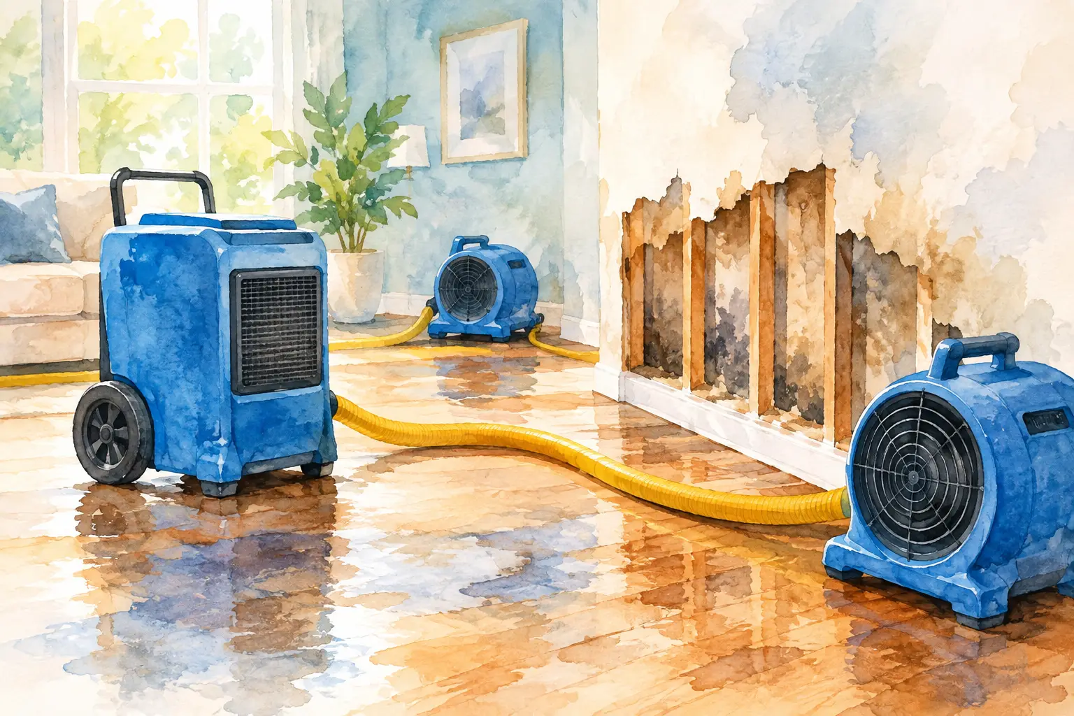 How Does Structural Drying Work After Water Damage?