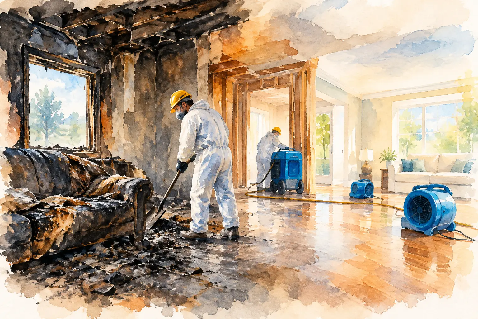 What Fire Damage Restoration Looks Like After a Loss