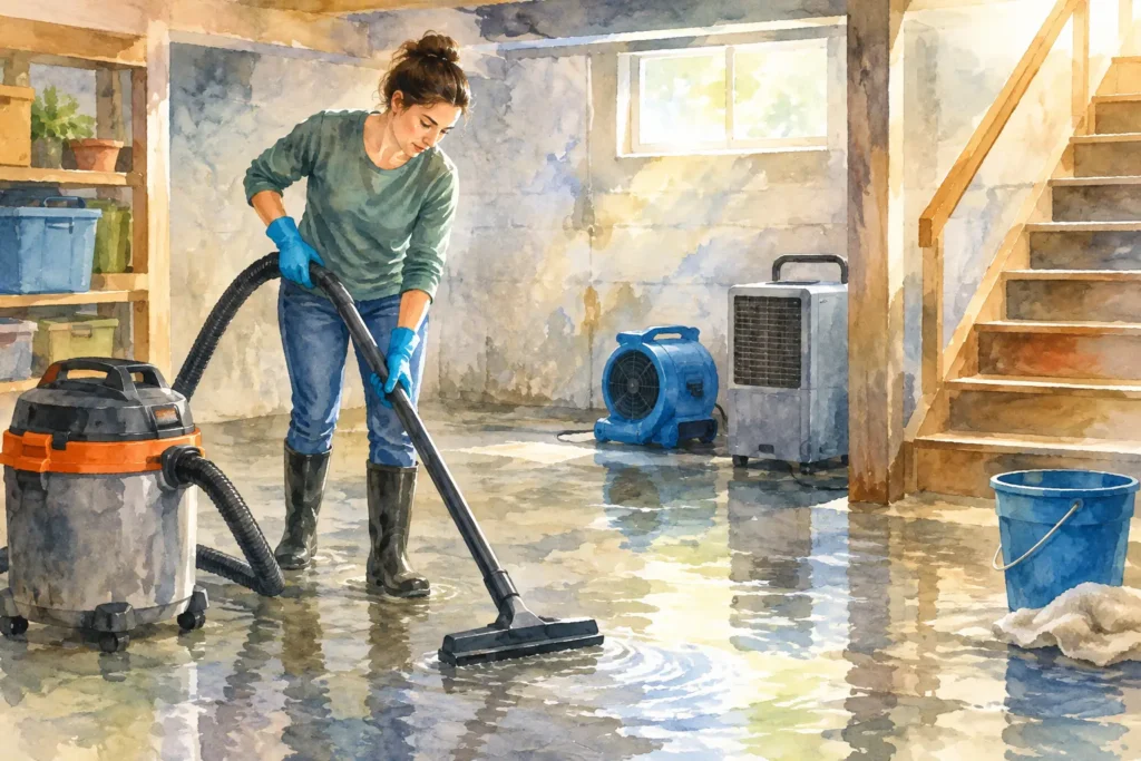 What to Do After Basement Flooding Safely