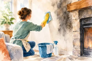 How to Clean Soot From Walls Without Spreading It